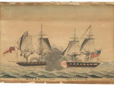 Paint of the Boxer Enterprise Battle, Portland Maine