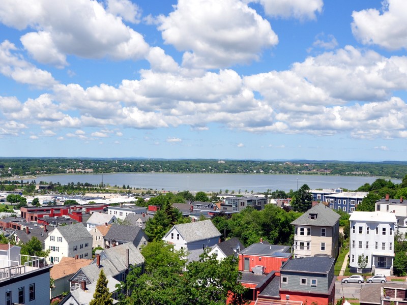 Looking North from the Portland Observatory West, Portland Maine