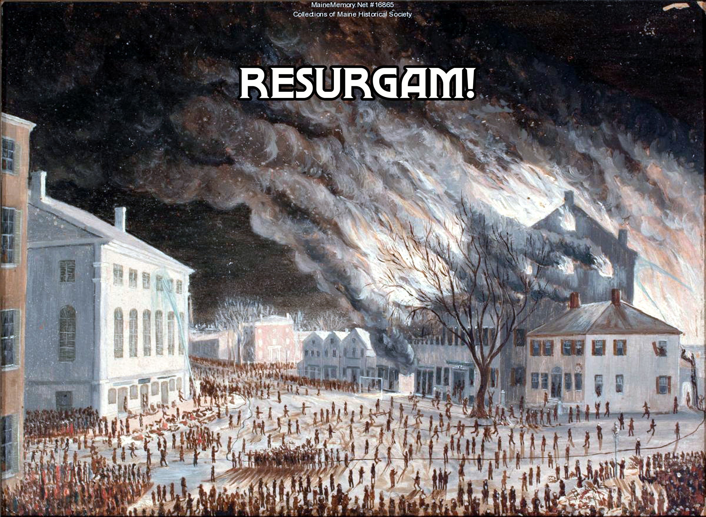 Fire History Portland Maine Resurgam