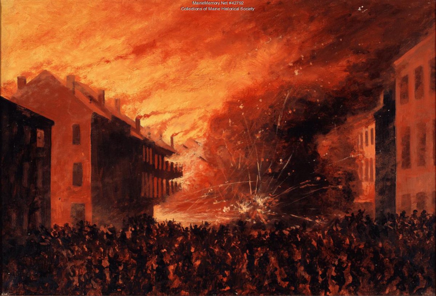 Great Fire Portland Maine 1886